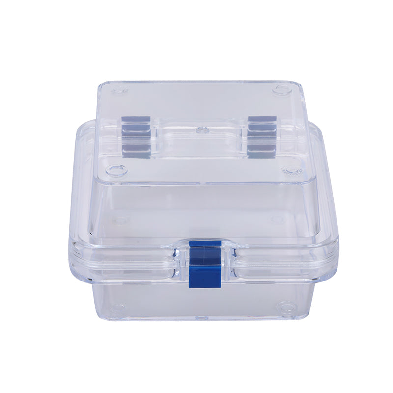 BOX12575 Caja de membrana transparente (125 mm x 125 mm x 75 mm)