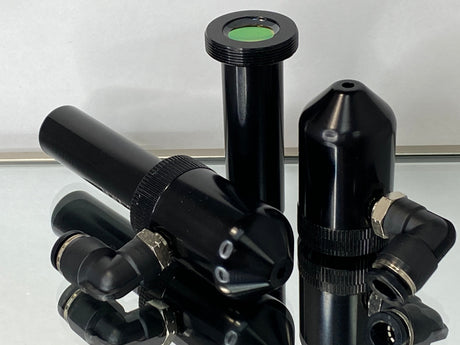 Tubo dell'obiettivo da 18 mm di diametro con lente di messa a fuoco ZnSe o kit da 3 pezzi + strumento di allineamento