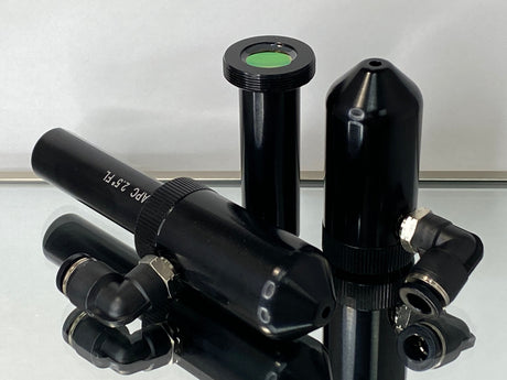 Tubo dell'obiettivo da 19 mm di diametro con lente di messa a fuoco ZnSe o kit da 3 pezzi + strumento di allineamento