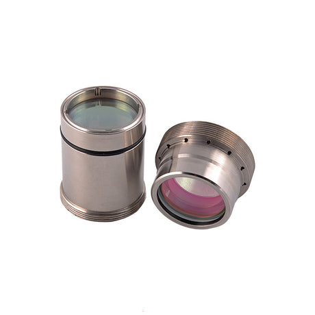 Complessivo lente di collimazione in silice fusa D28 F100 - Parte di ricambio adatta per essere utilizzata con Raytools ® Fiber Machine 