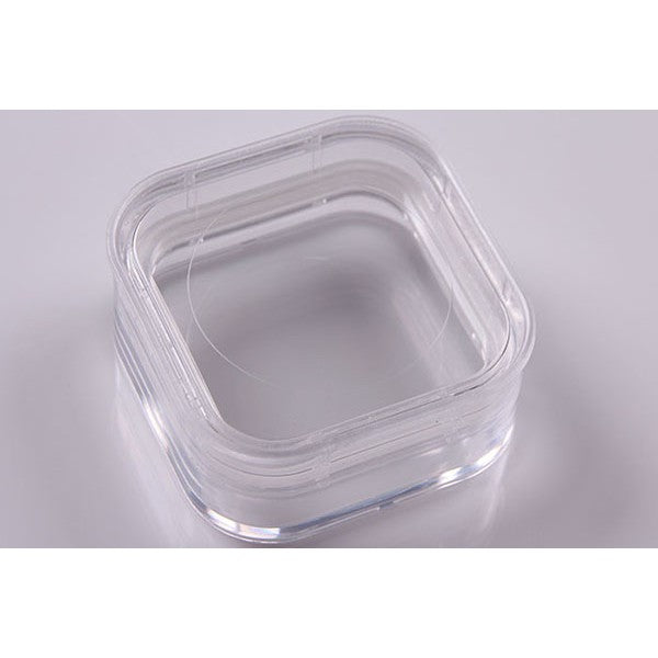 Caja de membrana transparente (38 mm x 38 mm x 16 mm)